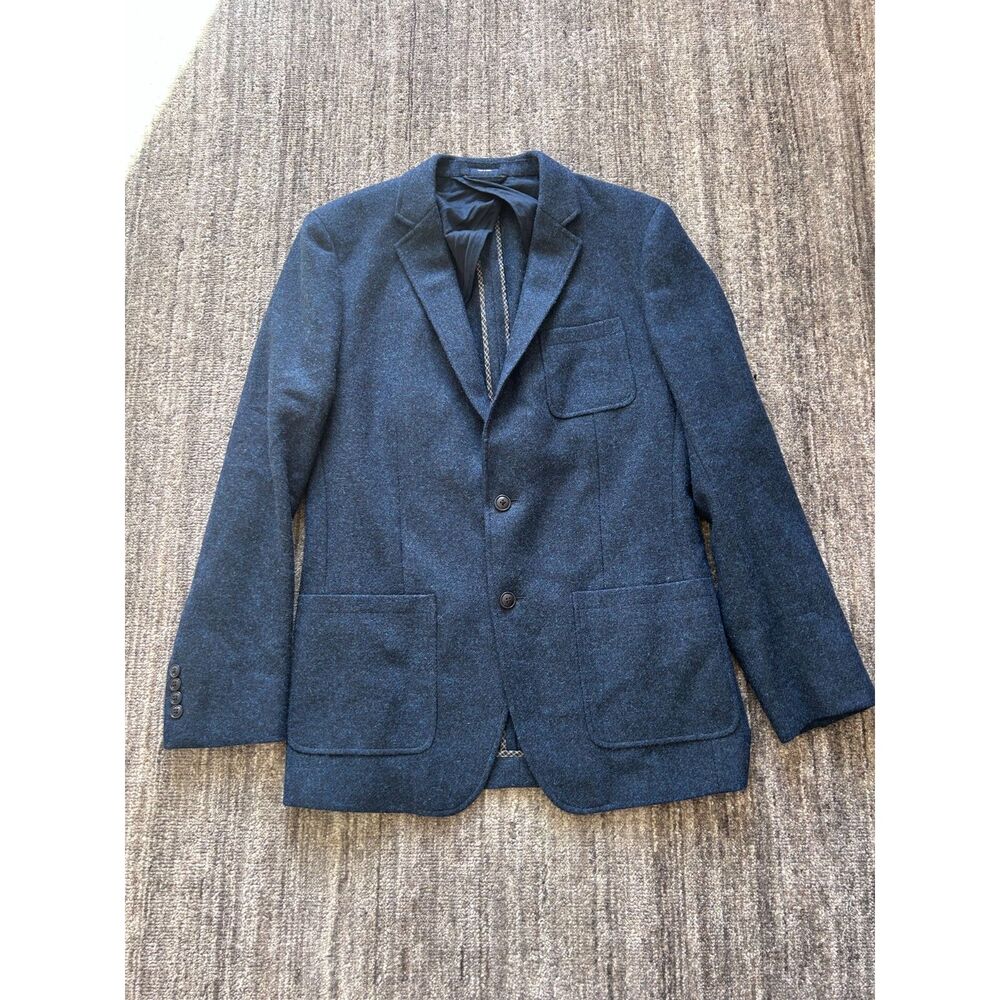 Bonobos Wool Blazer Abraham Moon Shetland Wool Fabric 40L